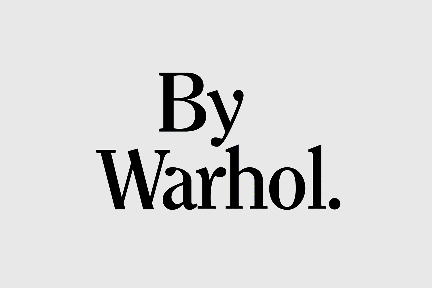 By Warhol Logotype