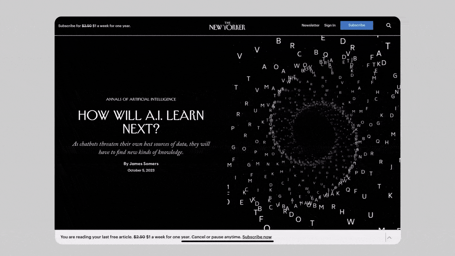 Web Newyorker Vivek T